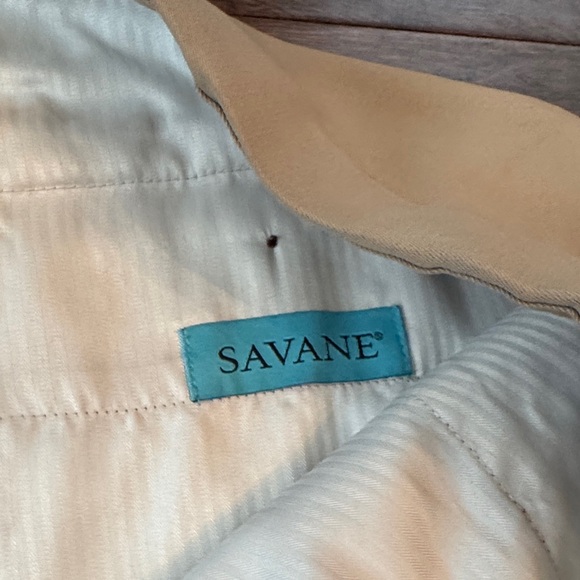 Savane Men's Tan Pleated Performance Shorts 44 - Picture 2 of 5